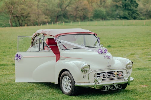 voiture decoration mariage vintage