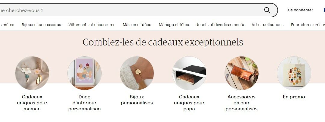 Etsy, la plateforme de vente en ligne de produits d’artisanat et de décoration originaux