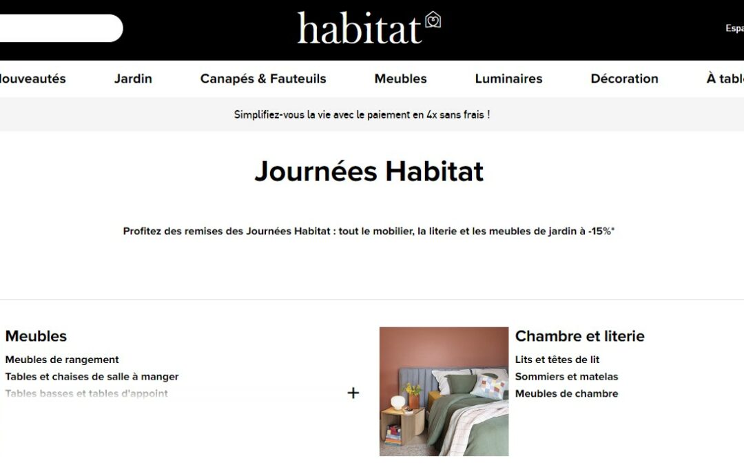 Habitat, la boutique de design et de décoration connue pour son style contemporain